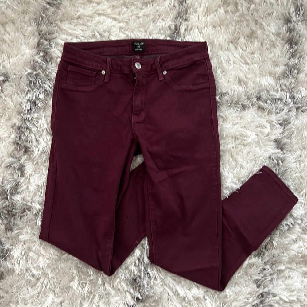 Just Black Burgundy jeans. Barely worn. Super soft!